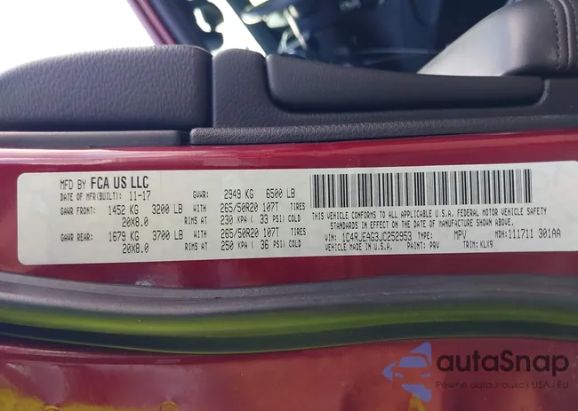 1C4RJEAG3JC252953: 43483207