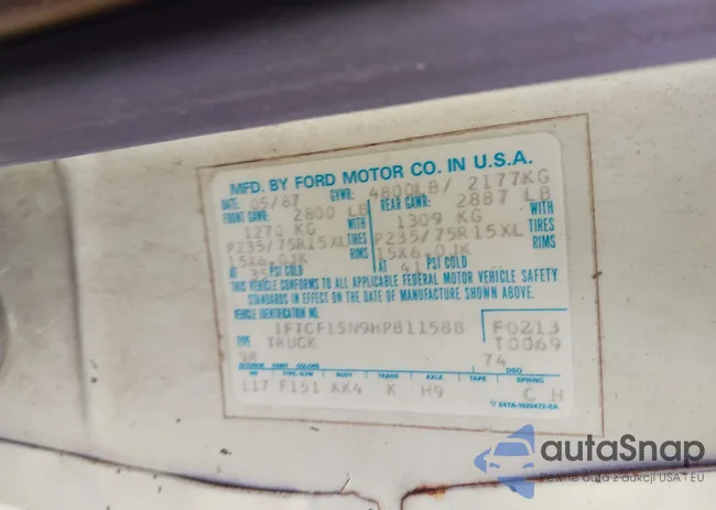 1FTCF15N9HPB11588: 43483297