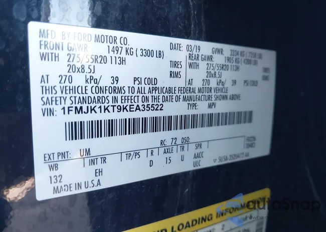 1FMJK1KT9KEA35522: 43484486