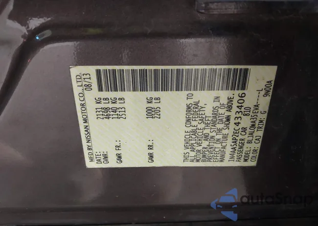 1N4AA5AP2EC433406: 43484941