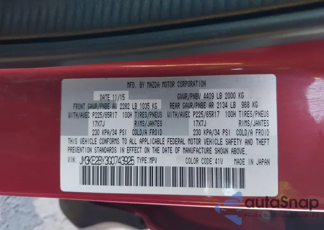 JM3KE2BY3G0743925: 43484182