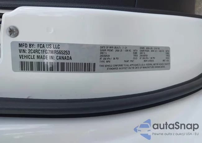 2C4RC1FG7MR565253: 43484247