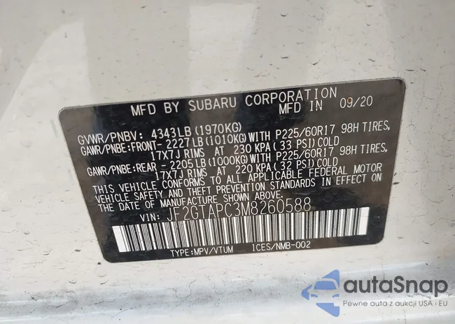 JF2GTAPC3M8260588: 43485500