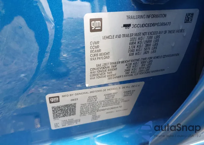 3GCUDCED6PG365470: 43485548