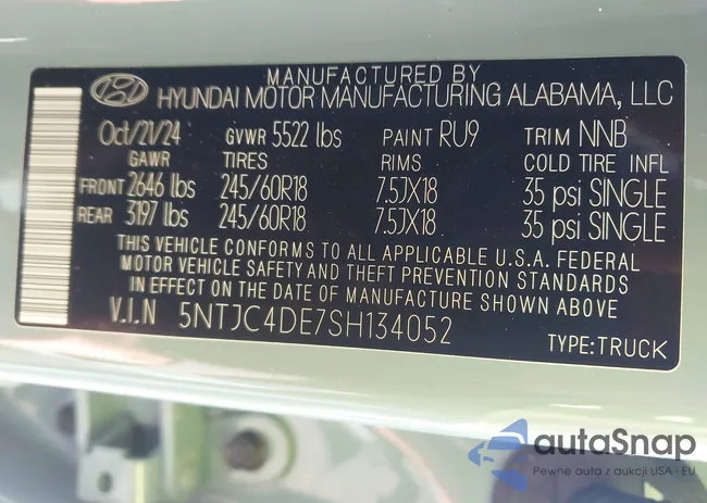 5NTJC4DE7SH134052: 43485571