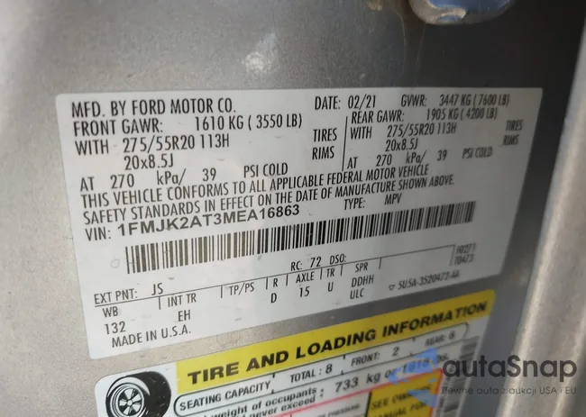 1FMJK2AT3MEA16863: 43485671