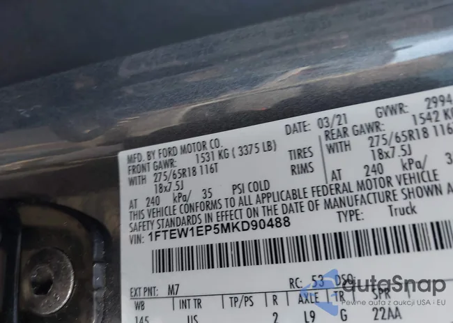 1FTEW1EP5MKD90488: 43485711