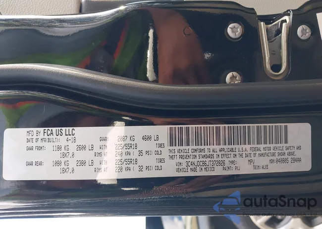 3C4NJDCB6JT372826: 43485808