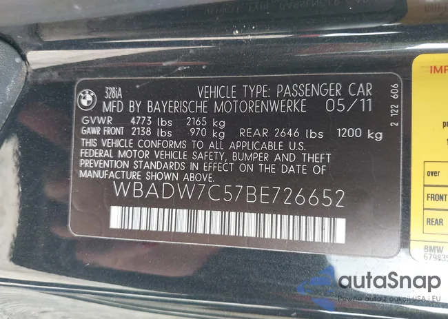 WBADW7C57BE726652: 43485979