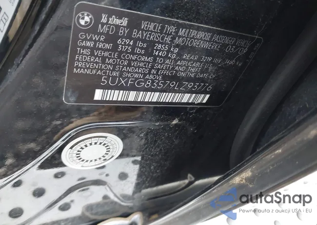 5UXFG83579LZ93776: 43486038