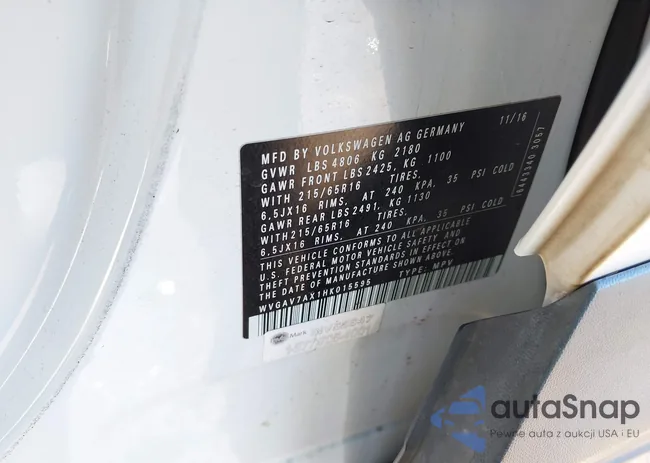 WVGAV7AX1HK015595: 43486048