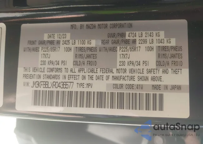 JM3KFBBLXR0436577: 43486049