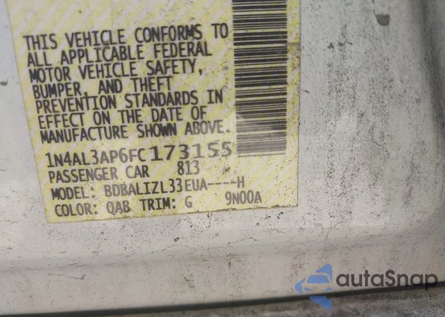 1N4AL3AP6FC173155: 43485295