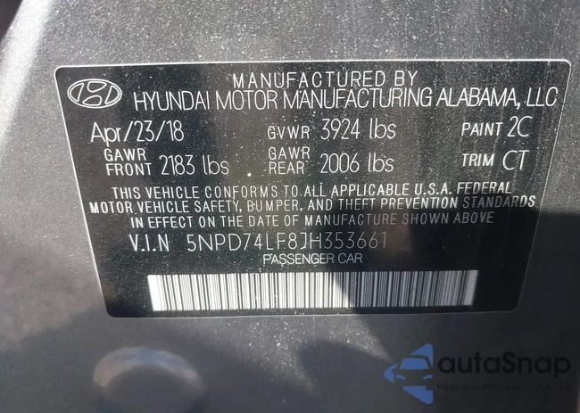 5NPD74LF8JH353661: 43485420