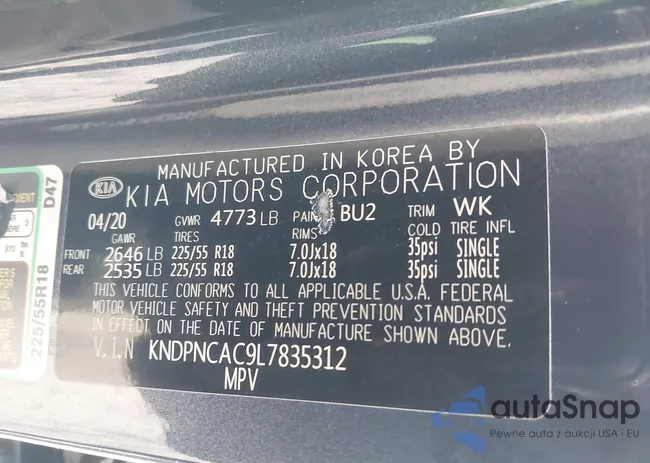 KNDPNCAC9L7835312: 43485436