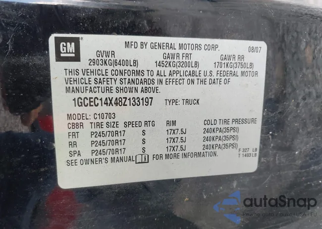 1GCEC14X48Z133197: 43486513