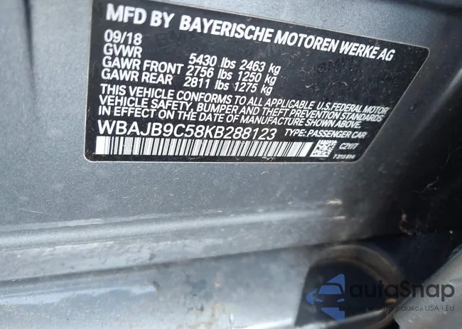 WBAJB9C58KB288123: 43486621