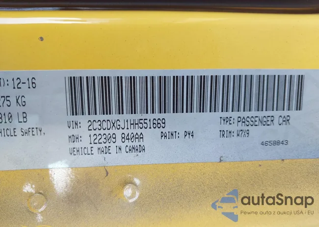 2C3CDXGJ1HH551669: 43486645