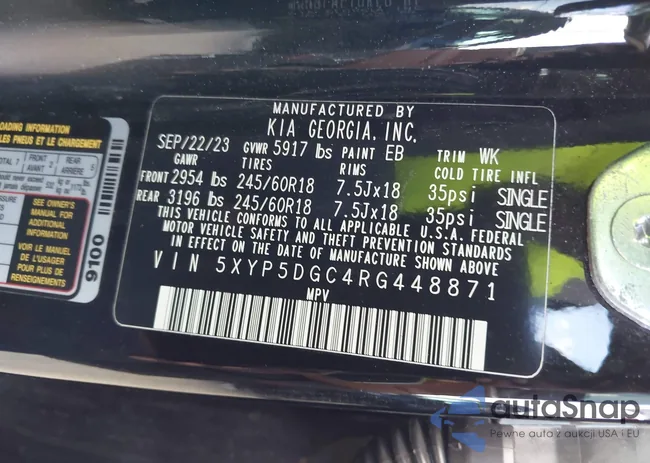 5XYP5DGC4RG448871: 43486671