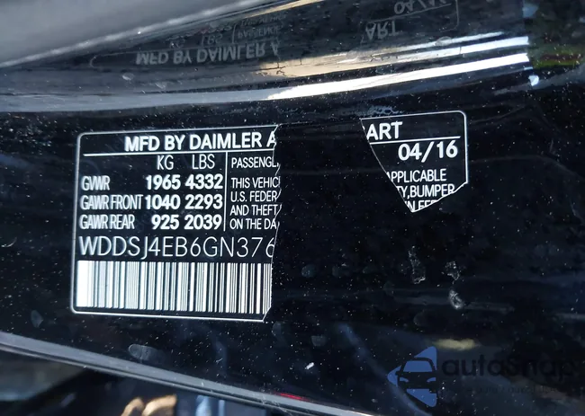 WDDSJ4EB6GN376485: 43486837