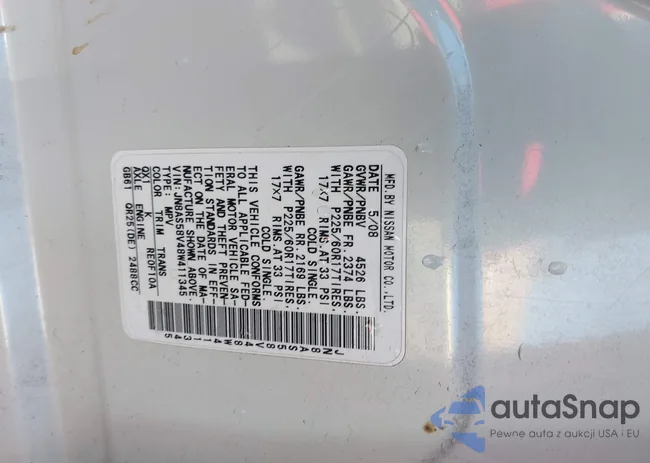 JN8AS58V48W411345: 43486935