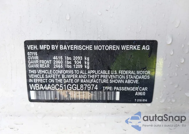 WBA4A9C51GGL87974: 43486060