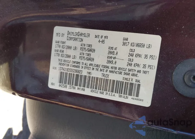 1D7HU18D55S286823: 43486173