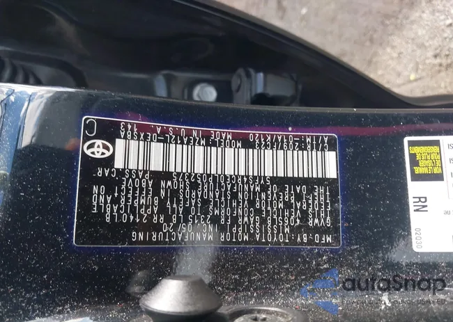 5YFS4RCE0LP052375: 43486200