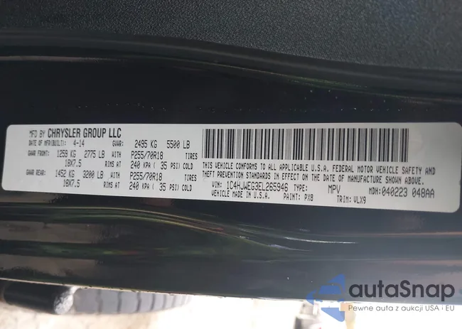 1C4HJWEG3EL265946: 43486328