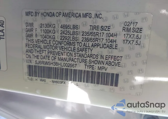 5J6RW5H38HL002567: 43486330