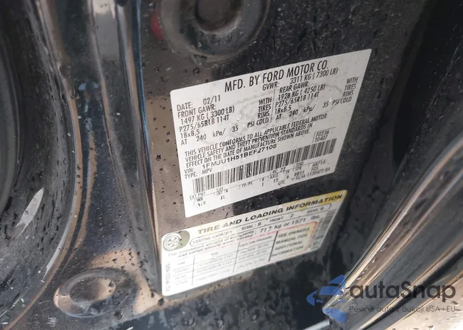 1FMJU1H51BEF27108: 43487670