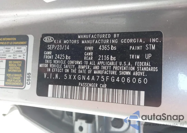 5XXGN4A75FG406060: 43488036