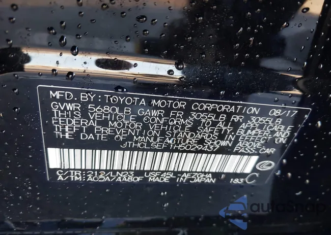 JTHCL5EF1H5029437: 43487123