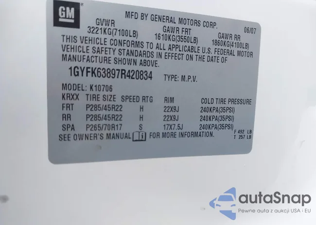 1GYFK63897R368329: 43487158