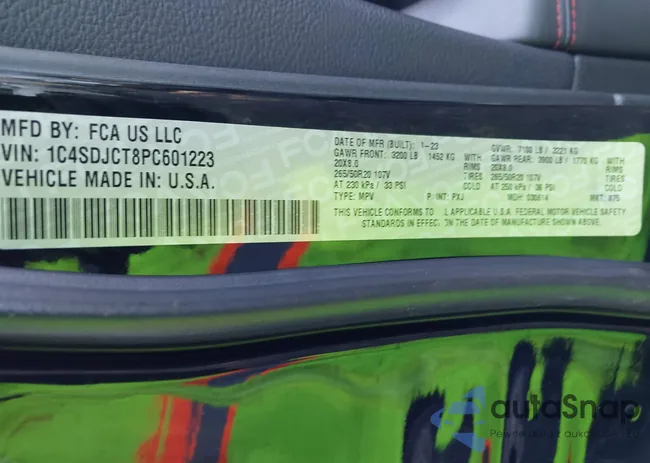 1C4SDJCT8PC601223: 43488467