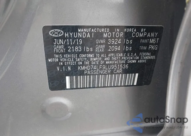 KMHD74LF9LU951536: 43488707