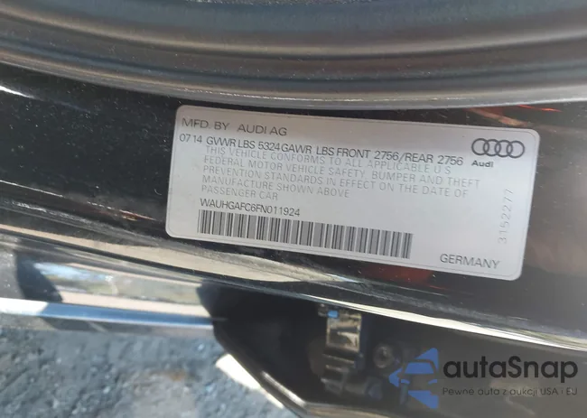 WAUHGAFC6FN011924: 43488787