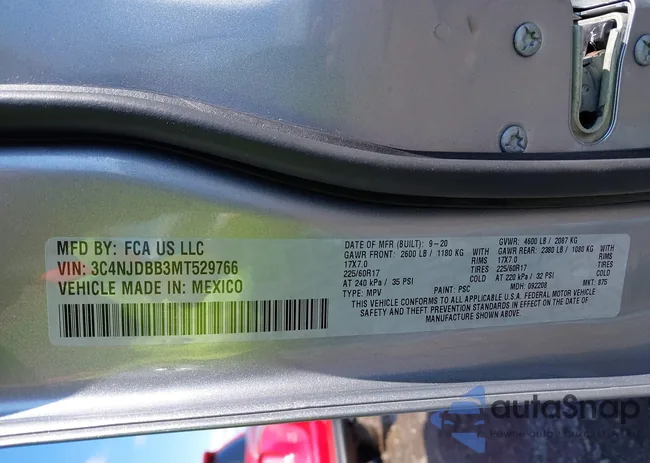 3C4NJDBB3MT529766: 43488946