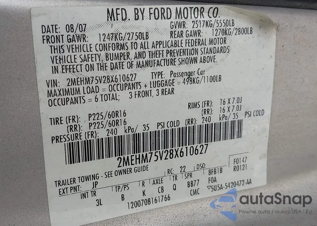 2MEHM75V28X610627: 43488960