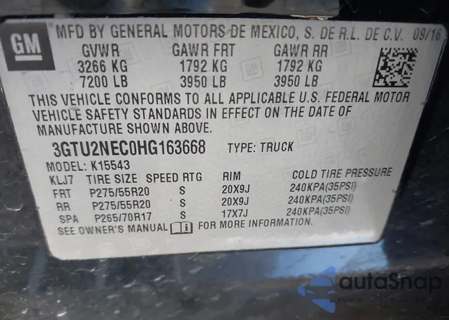 3GTU2NEC0HG163668: 43488976