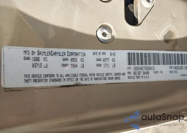 1B3ES46C72D500131: 43488222