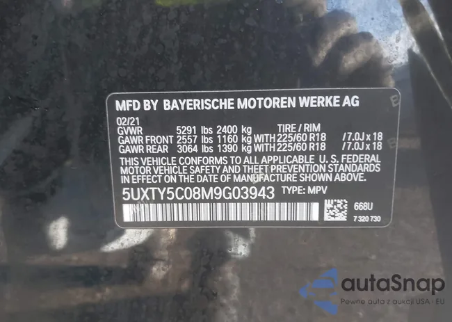 5UXTY5C08M9G03943: 43488373