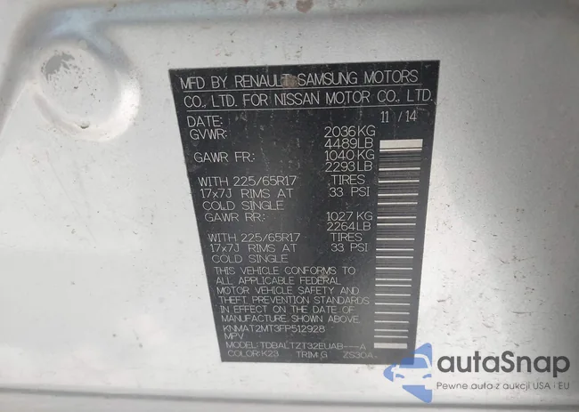 KNMAT2MT3FP512928: 43488431