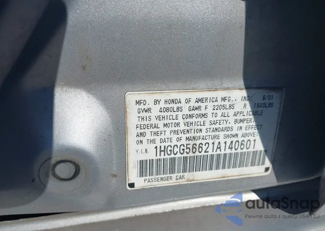 1HGCG56621A140601: 43488437