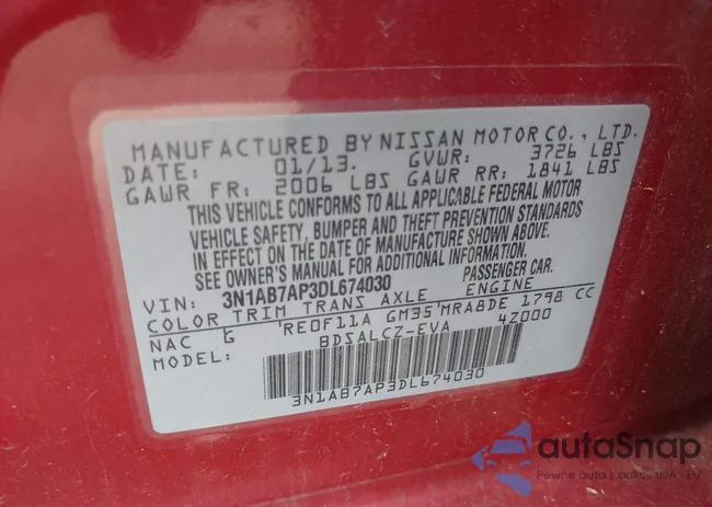 3N1AB7AP3DL674030: 43489572