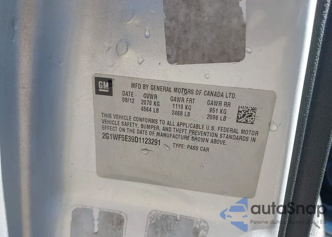 2G1WF5E39D1123291: 43489853