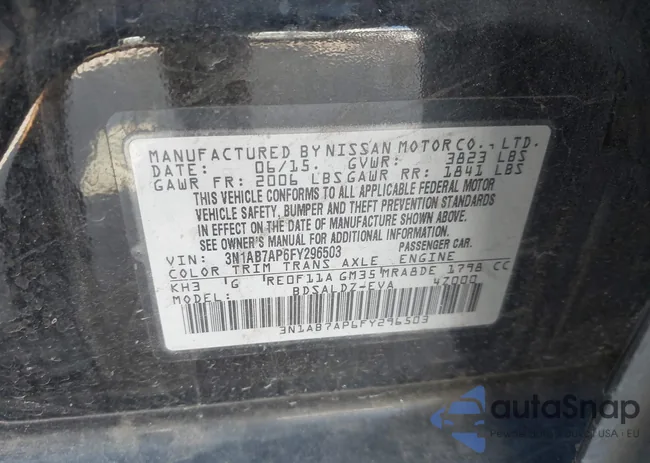 3N1AB7AP6FY296503: 43489071