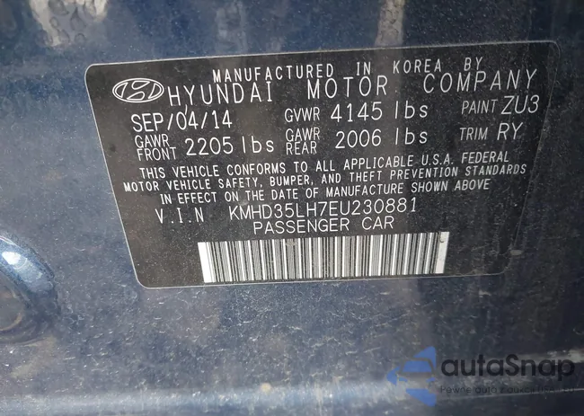 KMHD35LH7EU230881: 43489346