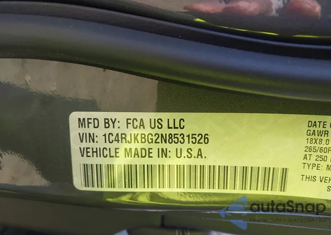 1C4RJKBG2N8531526: 43489388