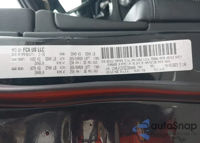 1C4RJFCG7GC324040: 43490633